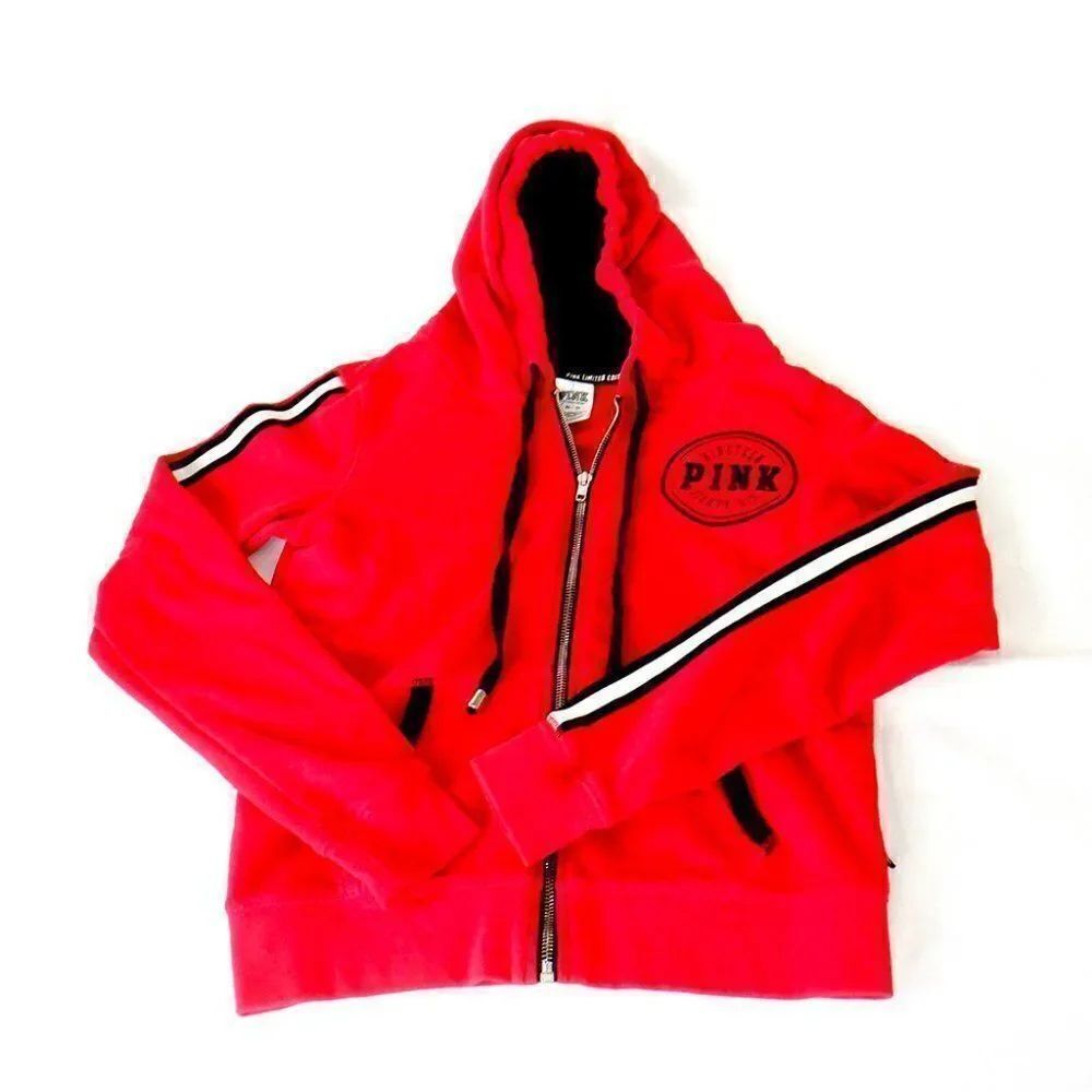 Victoria Secrets Pink red black Limited Edition 1986 hoodie XS